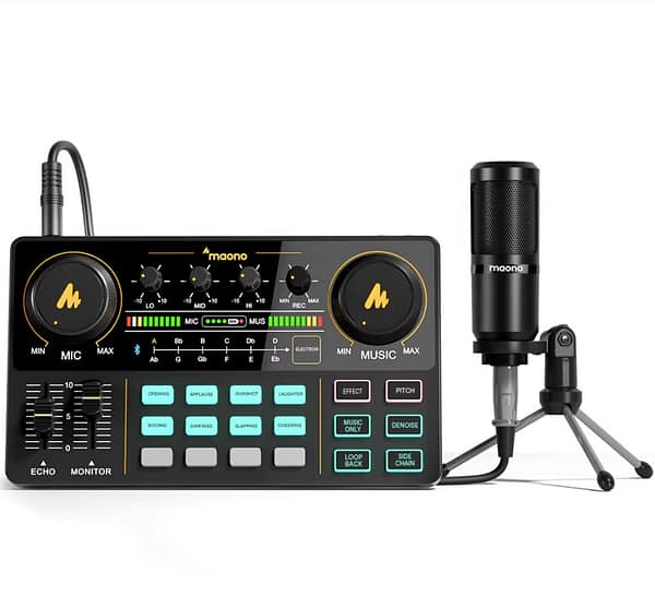 Podcast Audio Interface Live Streaming Bundle Mixers